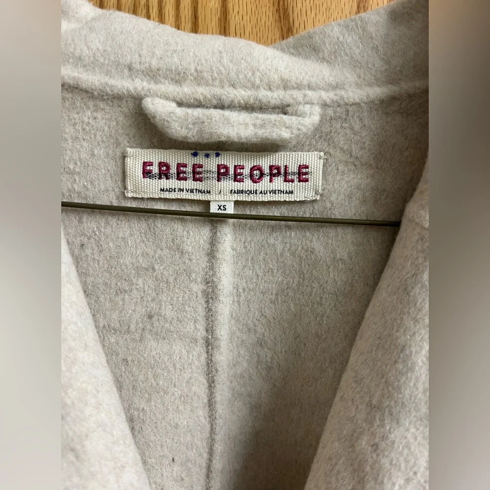 Free People Adore you wool blend coat XS NWT - Picture 7 of 16
